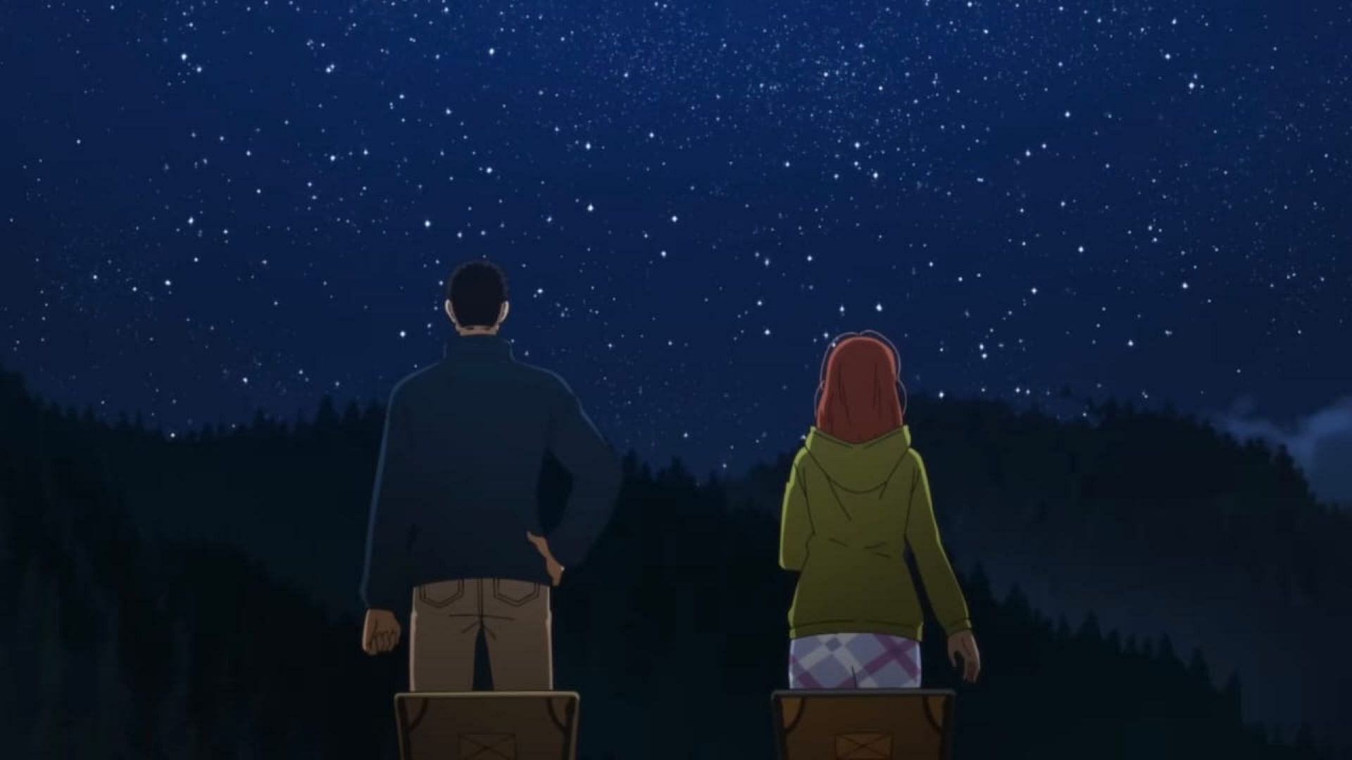 Gen Kinokura and Shizuku Kusano in the anime (Image via SynergySP)
